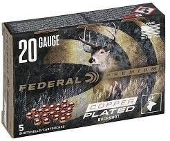 Federal SS Ammo 20 GA 2-3/4&quot; MAX. 20 PELLETS-3 BUCK