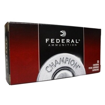 FED HG ammo 9mm 115Gr FMJ Brass Case 50/CT