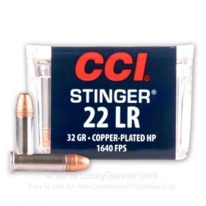 22 LR - 32 Grain CPHP - CCI Stinger