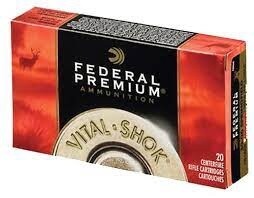 FEDERAL PREMIUM VITAL-SHOK .270 WINCHESTER SHORT MAGNUM 130 GRAIN NOSLER ACCUBOND