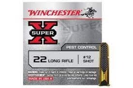 Winchester SUPER-X 22 LR SHOTSHELL 40 GR #12 SHOT 50 RD