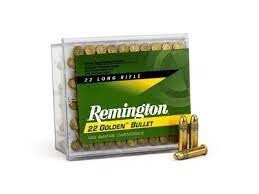 Remington GOLDEN BULLET, 22 LR, High Velocity, 40 gr. RN, 100 Rds