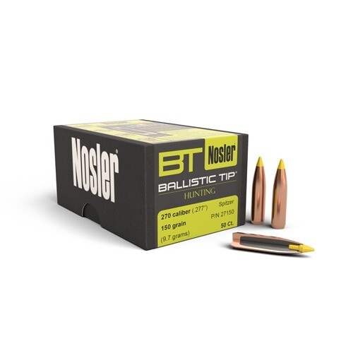 Nosler .277 DIA 150GR BALLISTIC TIP