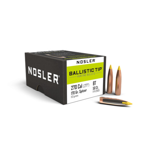 Nosler .277 DIA 170GR BALLISTIC TIP
