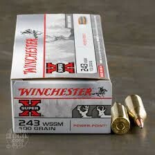 Winchester CF Ammo 243 WSSM 100 gr. Power-Point®