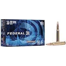 Federal Power Shock 30-06 150 GR