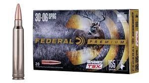 Federal Barnes TSX 30-06 Springfield 165 Grain