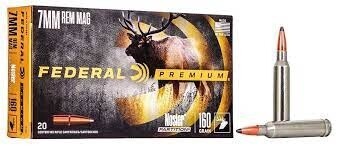 7mm Remington Federal 160 Nosler Partition