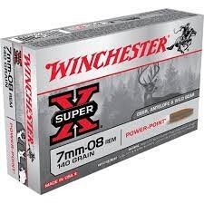 Winchester 7MM-08 REM 140GR POWER POINT