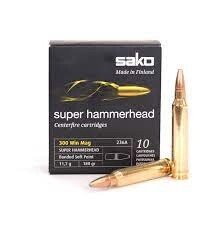 300WM 180gr Super Hammerhead Ammo, 10rds