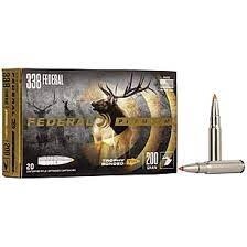Federal Premium Vital-Shok .338 Federal Ammunition 20 Rounds 200 Grain Vital-Shok Trophy Bonded Tip Bullet