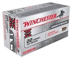WINCHESTER 22 HORNET 45GR HOLLOW POINT