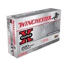 Winchester CF Ammo 220 SWIFT 50 gr. Jacketed Soft Point