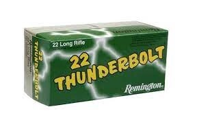Remington 22 thunderbolt 40gr 50 round Box