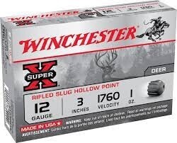 Winchester SS Ammo 12 gauge Deer Season Rifled Slug