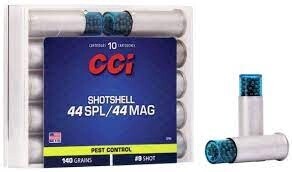 CCI HG Ammo 44 SPL/MAG SHOTSHELL 9 SHOT