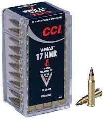 CCI VARMINT 17 HMR 17 GRAIN V-MAX POLYMER TIP 50 ROUNDS PER BOX