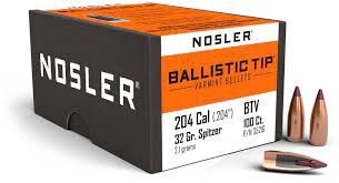 Nosler Bullets 20 Cal 32gr Ballistic Tip (100 ct.)