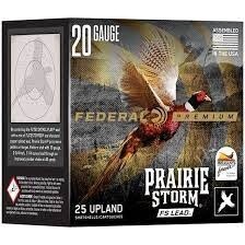 Federal SS Ammo 20 GA 2-3/4&quot; MAX 1OZ 6 SHOT FS LEAD
