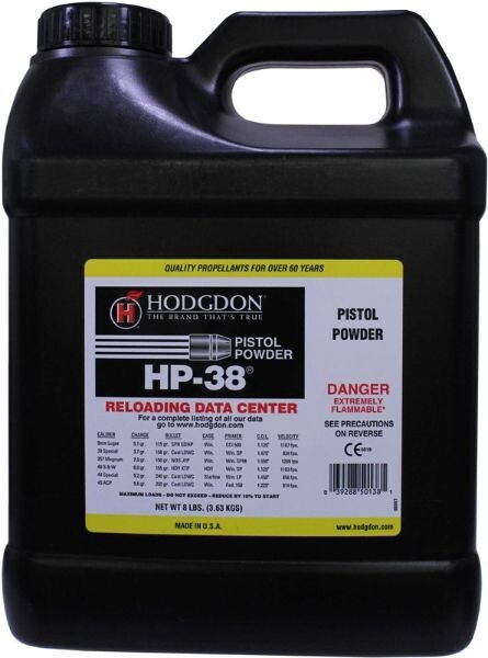 Hodgdon Powder HP38 KEG 8 LB