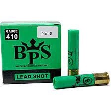 BPS - 410 GA 2.5&quot; - SHOT 8 - LEAD SHOT - 25CT - BPS-36-#8