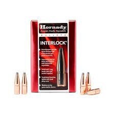 Hornady InterLock 30 Cal .308 170 gr Flat Point 100 Per Box