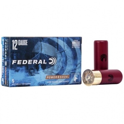 Federal 12 GA 2.75&quot; 00 BUCKSHOT LOW RECOIL