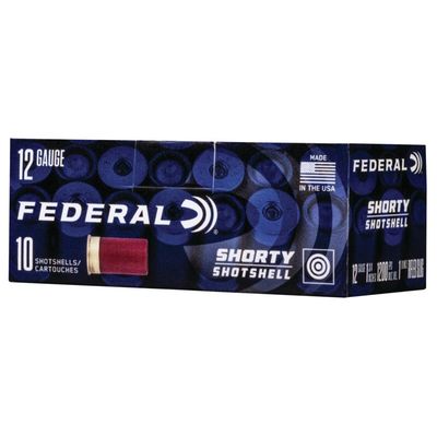 Federal Shorty Shotshells 12GAx1-3/4″ 1200 FPS 15 Pellet 4 Buck 10 RNDS