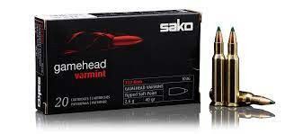 Sako Gamehead 222 Rem 55gr SP (20 Rounds)