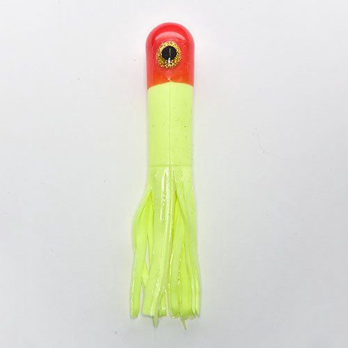 Kodiak Custom 6 Inch Tube Baits 3 Pack, Colour: Red Yellow