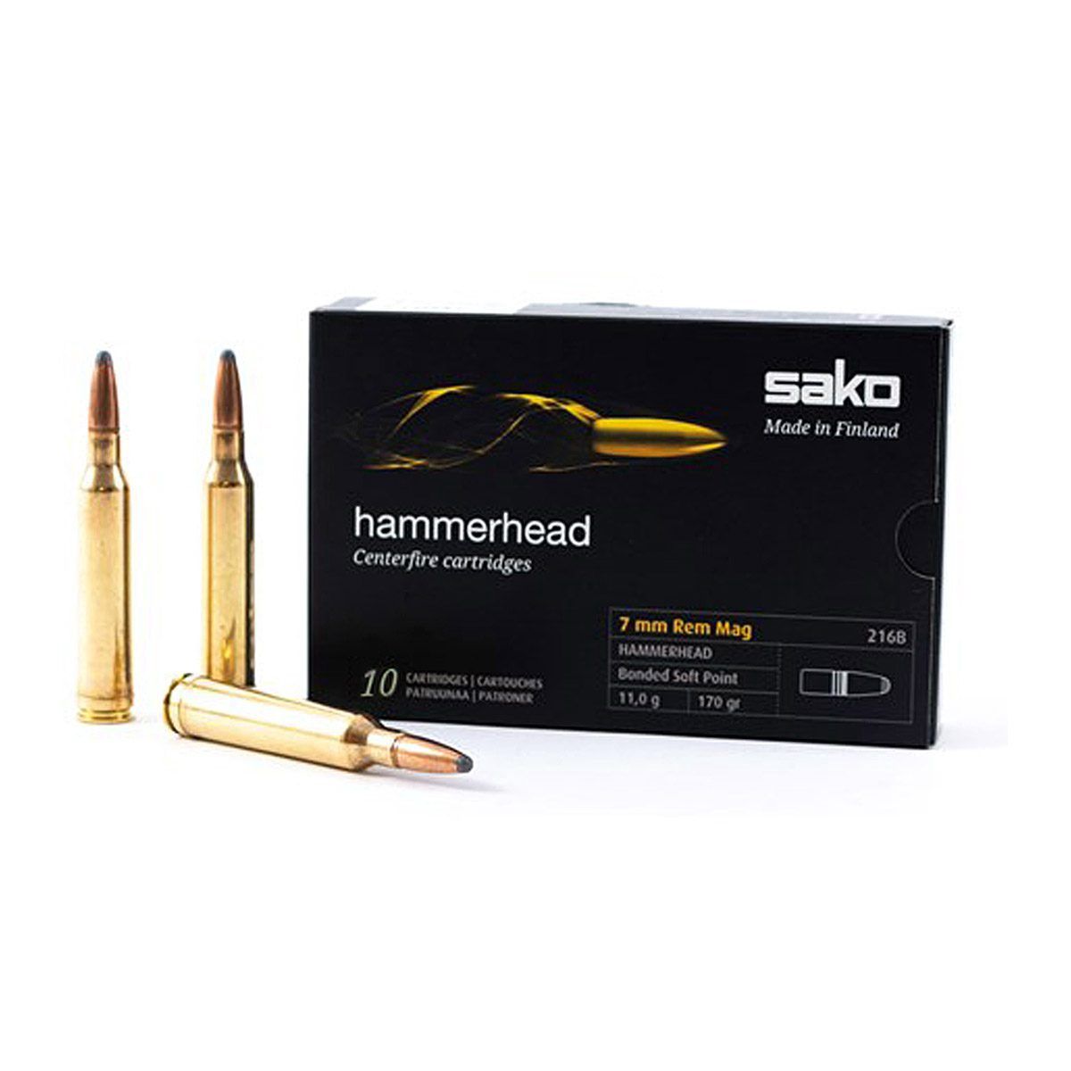 SAKO Hammerhead 7mm Rem Mag 170gr 20 Rnds