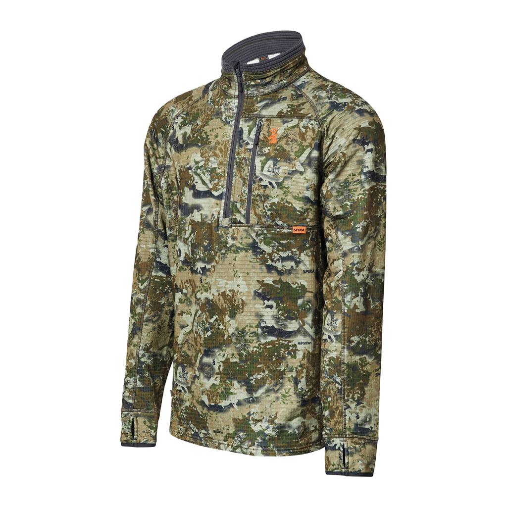 SPIKA GRIDFLEECE TOP - MENS, Colour: Camo, Size: Small