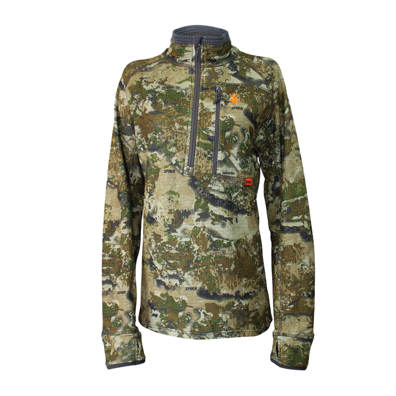 SPIKA GRIDFLEECE TOP - WOMENS