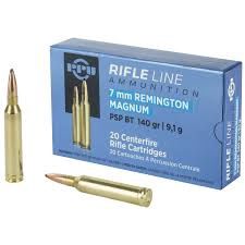 Prvi Partizan PPU 7mm Remington Magnum Ammunition 20 Rounds 140 Grain Pointed Soft Point