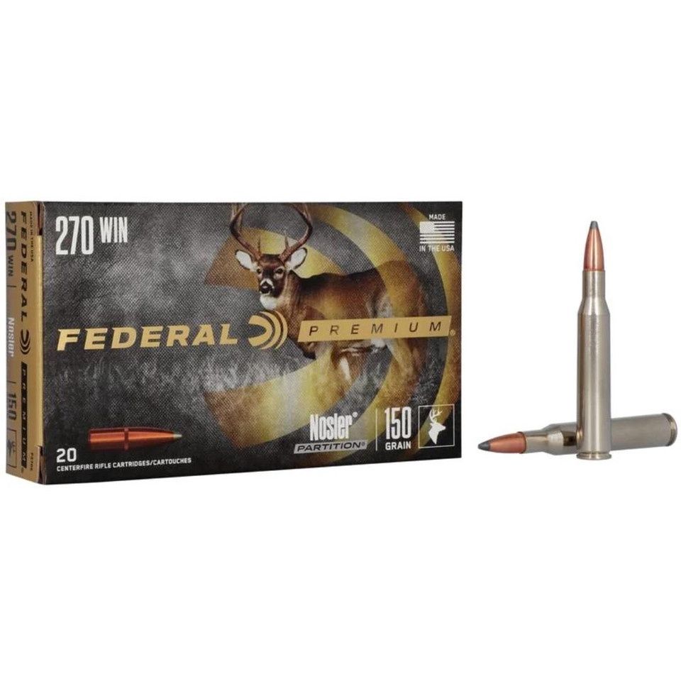 FEDERAL PREMIUM 270 WIN 150GR PARTITION