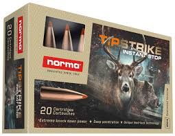 Norma Tipstrike 6.5x55mm Swedish Ammo 140 Grain Polymer Ti