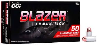 CCI Blazer Aluminum .380 ACP 95-Grain 50-Rounds TMJ