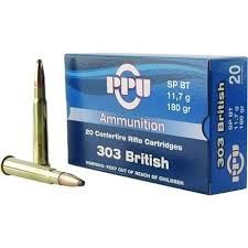 Prvi Partizan PPU .303 British Ammunition 180 Grain SPBT 2460fps