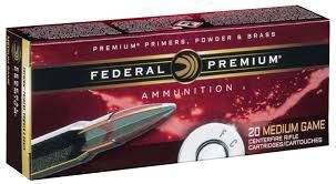 Federal Premium Vital-Shok .338 Remington Ultra Magnum Ammunition 20 Rounds 210 Grain Nosler Partition Jacketed Soft Point Bullet 3050fps
