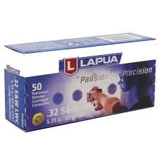 Lapua 32 S&amp;W Lead Wadcutter 83 Grain Reloading Bullets, box of 50