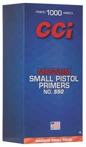 CCI Magnum Small Pistol Primers - 100 Per Box