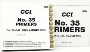 CCI CCI #35 PRIMER FOR 50 CAL BMG 100 PACK
