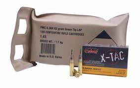 PMC XTAC M855 - 5.56 NATO, 62gr, FMJ-BT, Battle Pack of 120 [PMC5.56K-BP]