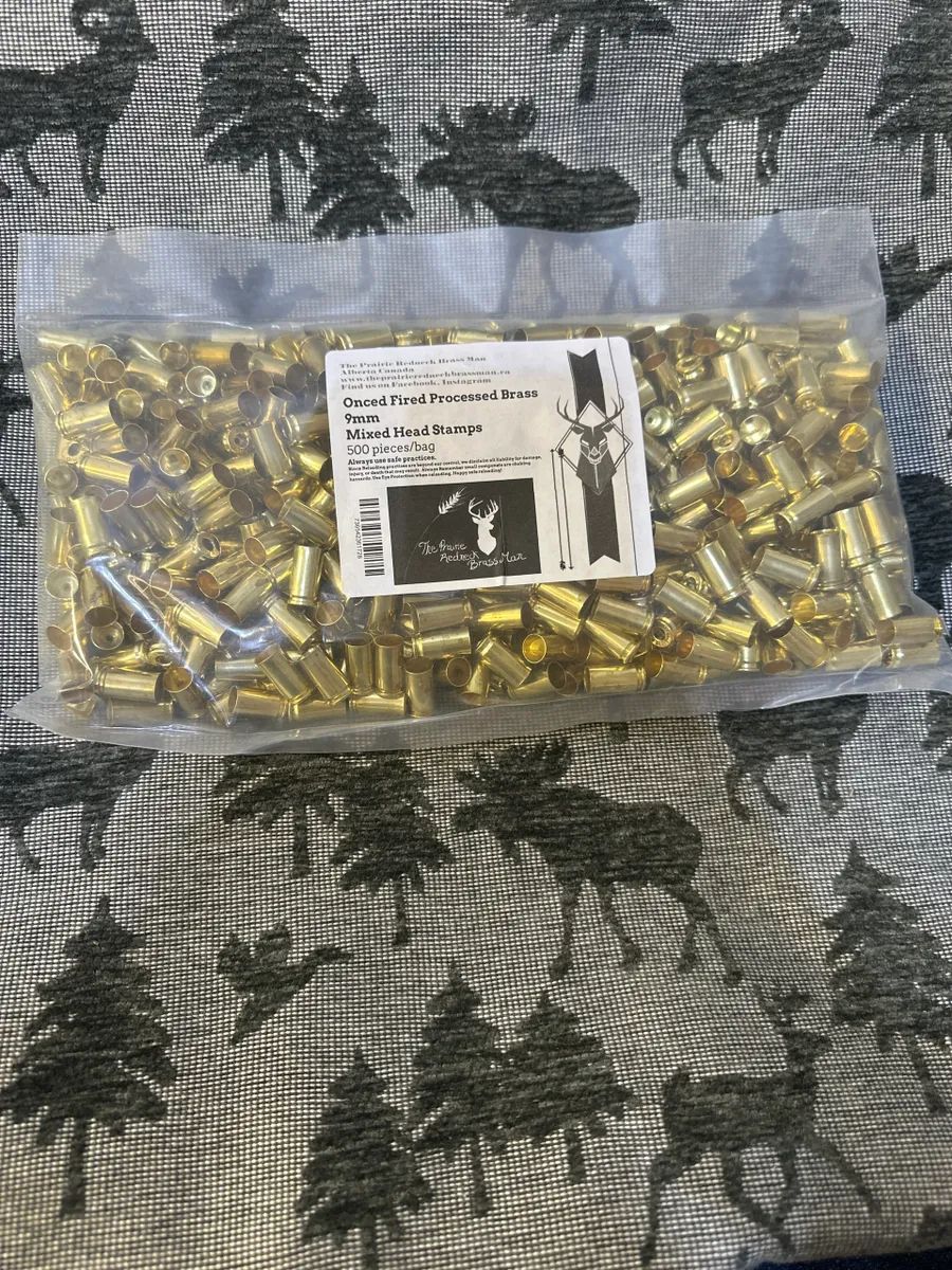 9mm Processed Brass 500CT