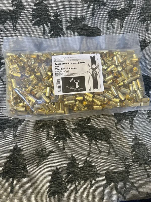 9mm Processed Brass 500CT