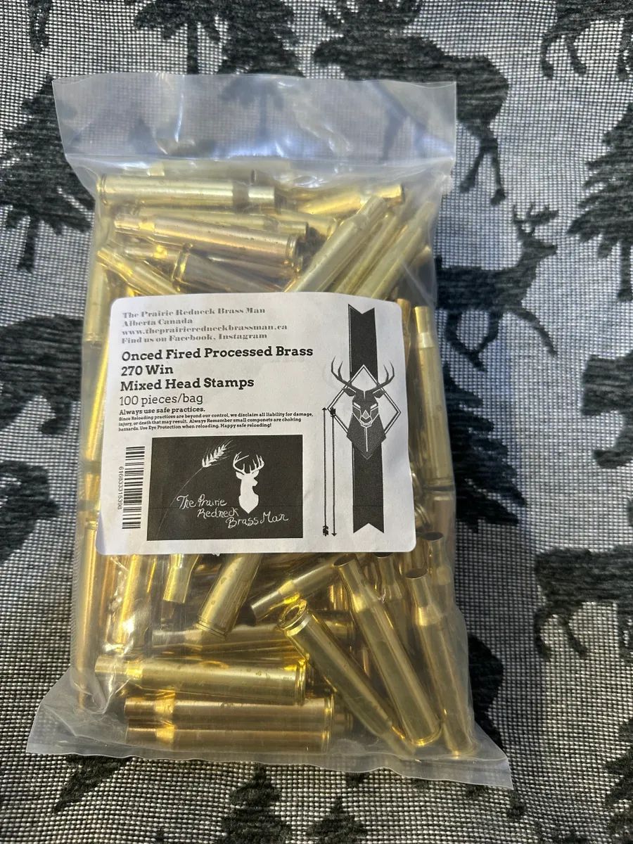270 Cal Processed Brass 100CT