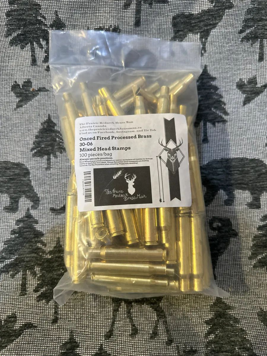 30-06 Cal Processed Brass 100CT