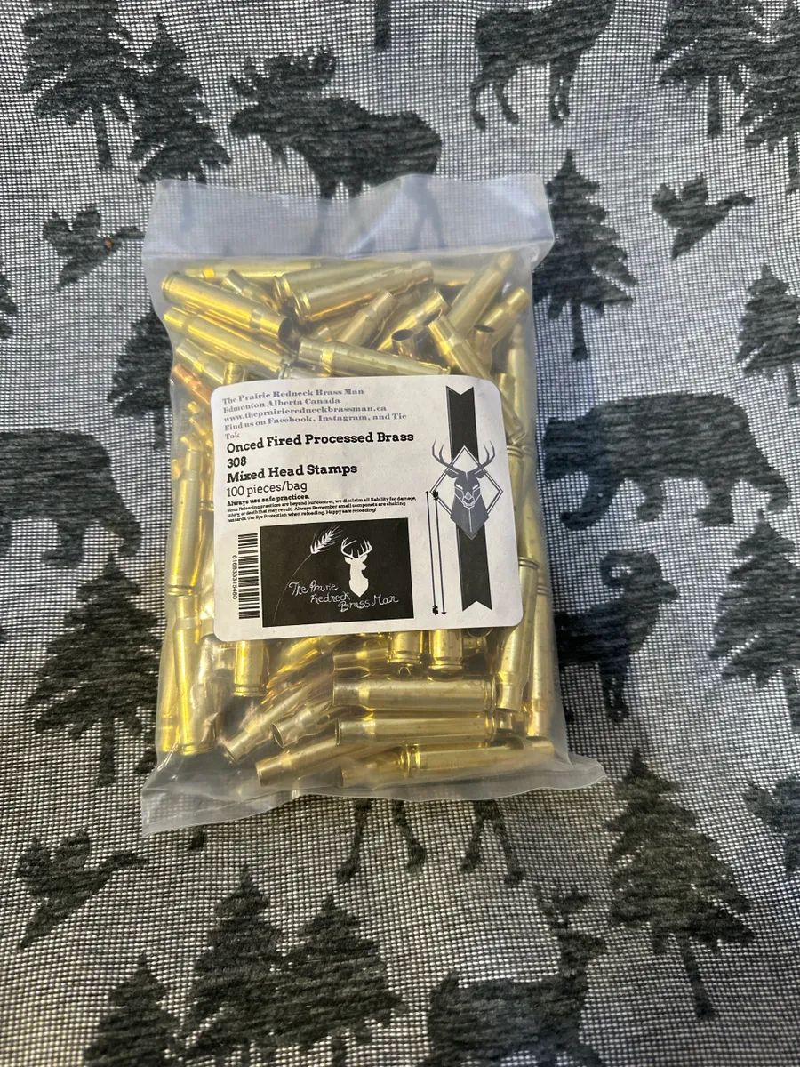 308 Cal Processed Brass 100CT