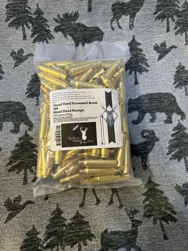 308 Cal Processed Brass 100CT