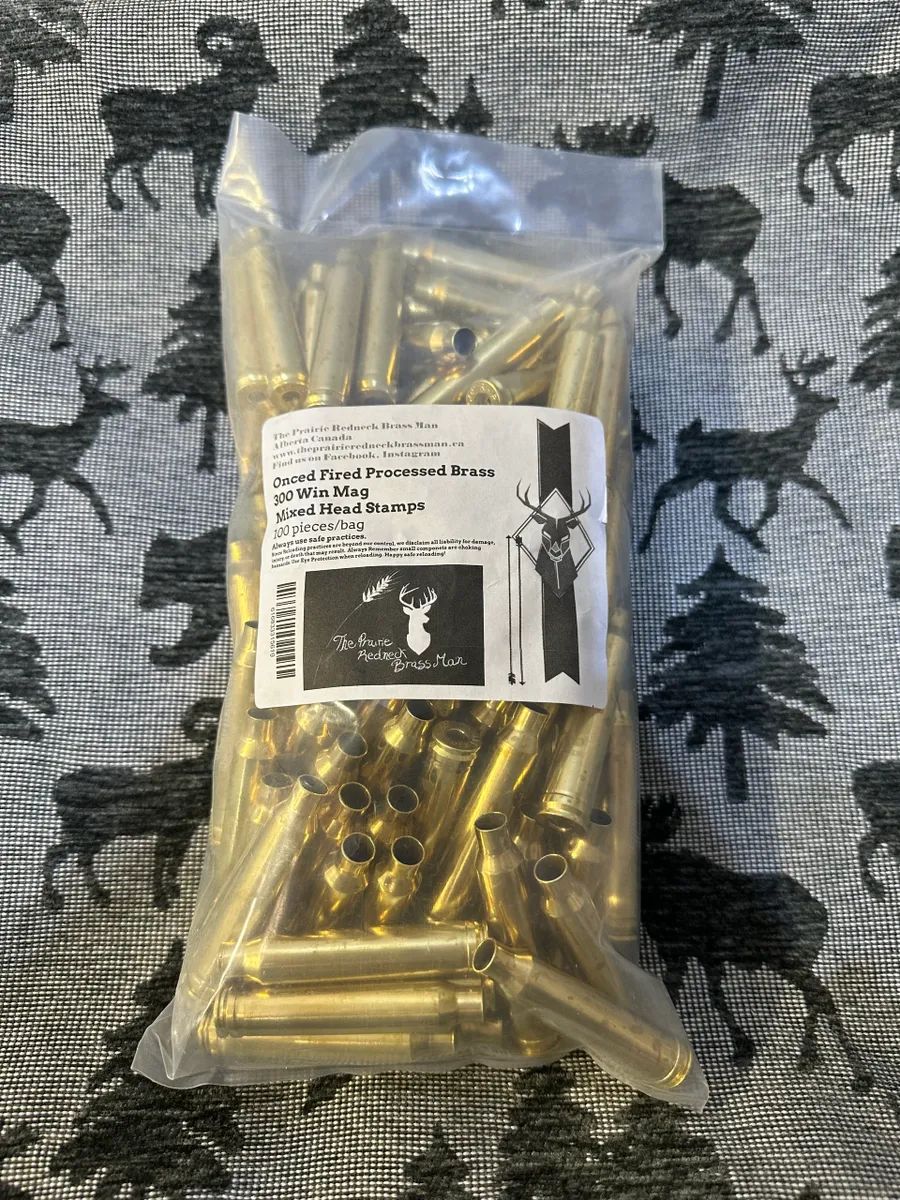 300 Win Mag Processed Brass 100CT